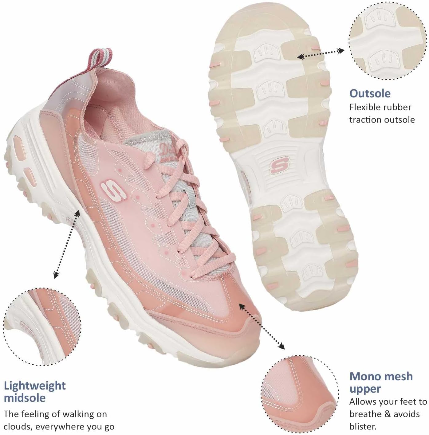 Skechers Women's D'Lites Fresh Air Sneaker