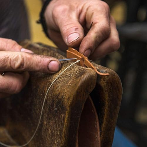 Vista 12 de Vitoki Vitoki - Kit de agujas de coser a mano resistentes para tapicería del hogar, alfombras, reparación de lona de cuero, paquete de 7