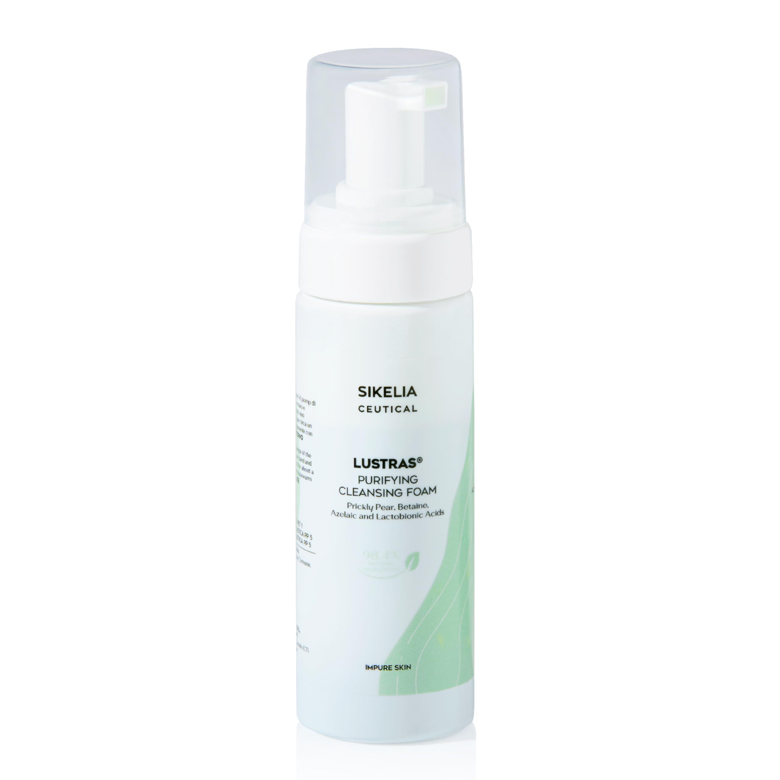 LUSTRAS® Gesichtsreinigungsmousse – 150 Ml, Für Fettige & Mischhaut, Vegan, Grüne Formel