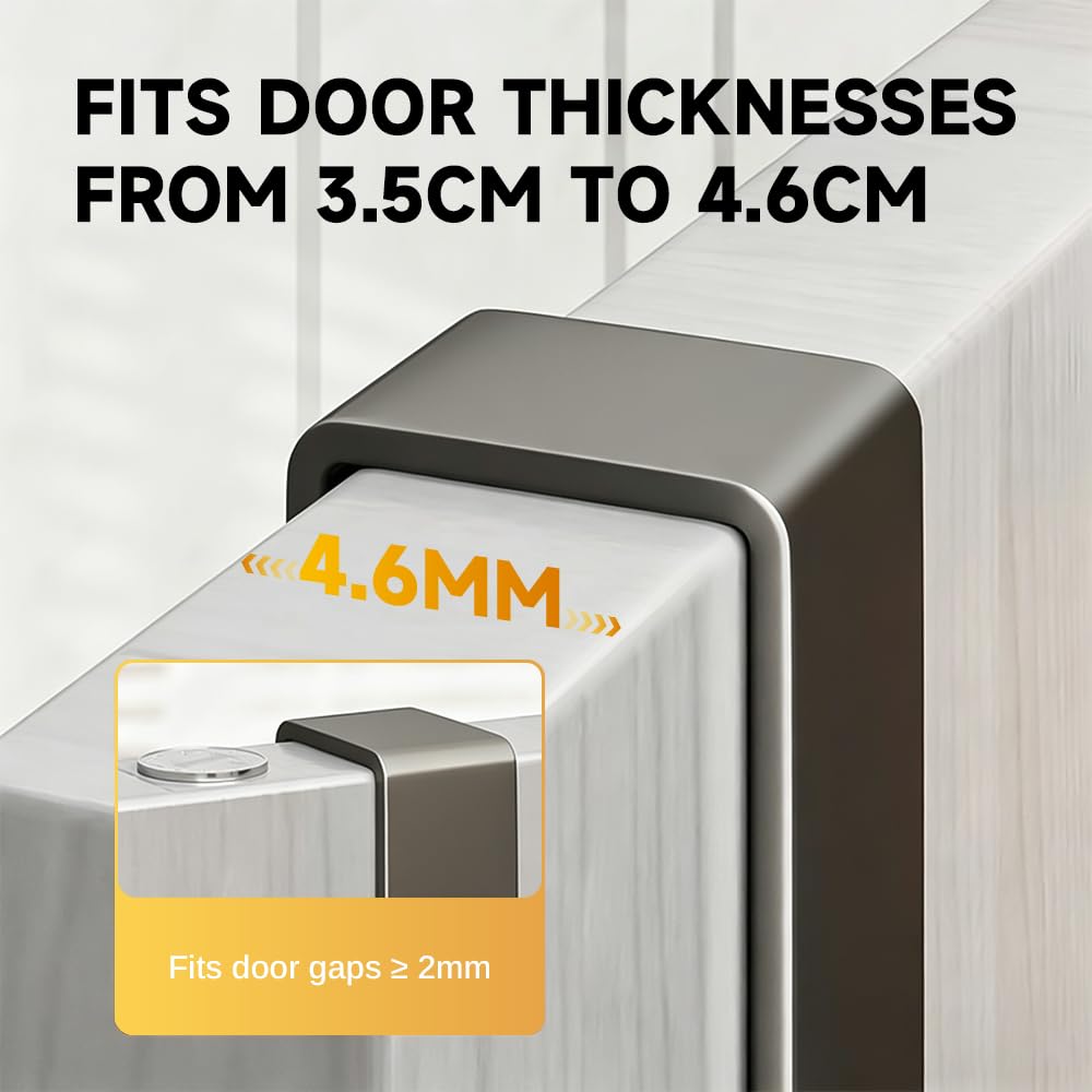 BORDSTRACT Ganchos para puerta, 8 ganchos con brazos 15.75in/40cm aluminio espacial perchero para batas y ropa para baño guirnalda soporte para tabla de planchar diseño delgado elegante y resistente