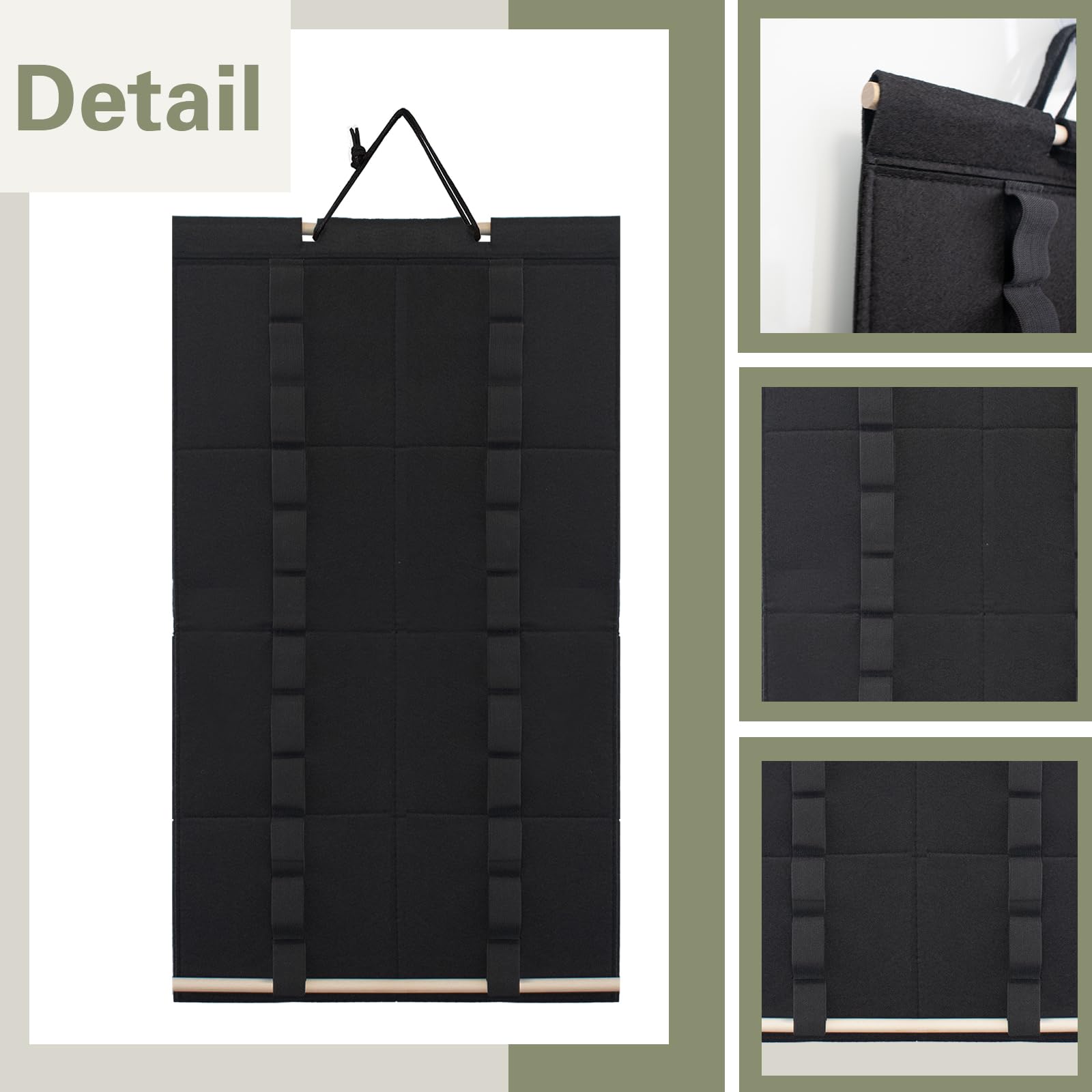 Espositore per Cintura da Karate da Appendere Contiene 12 Cinture da Karate 61,5x34,5 cm Organizer per Cinture per Arti Marziali Espositore per Cinture Taekwondo per Bambini e Adulti