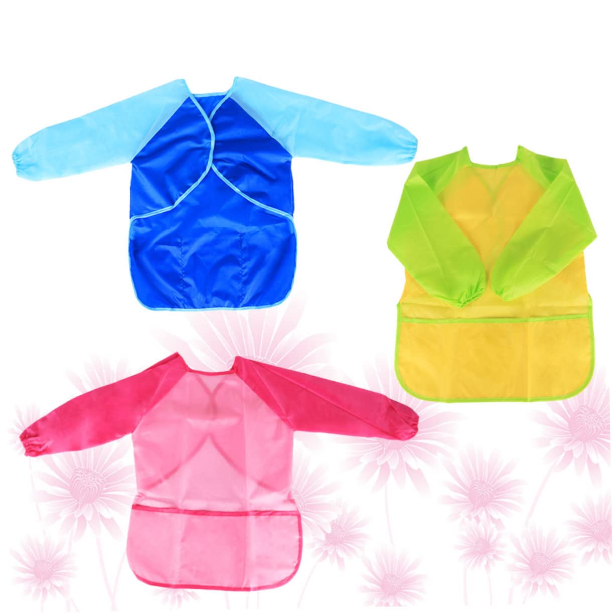 TOYANDONA 6 Piezas Cubierta Abrigo Pintura Overol Para Niño Bata Arte Para Niños Pequeños Bata Dibujo Bata Pintura Niños Pintando Bata Delantal Niños Babero Impermeable