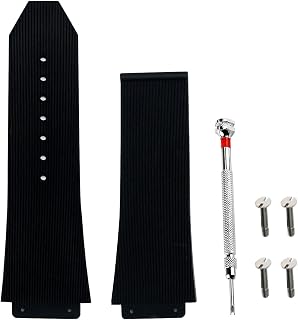 21mm 25mm Rubber Watch Band Replacement Strap Waterproof with Tool for Hublot Big Bang