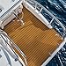 ICOOP Boat Flooring Sea Deck Non-Slip EVA Foam Boat Decking Marine Vinyl Flooring with 3M Adhesive Backing Seadek Waterproof Hydro Turf Marine Mats for Boats Pontoon 94.5
