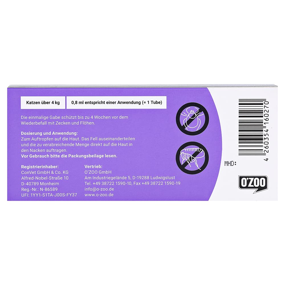 Spot-on Lsg.z.Auftropf.f.Katzen 4-8 kg