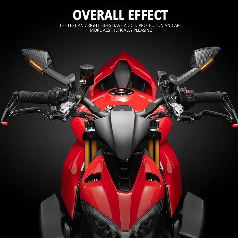 Części kierownicze motocykli Osłona uchwytu motocy Pasuje do Panigale V4SP V4S Panigale V4 S SP osłona kierownicy osłona hamulca osłona sprzęgła osłona dźwigni