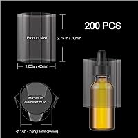 Vista 2 de Bandas retráctiles para botellas y frascos AOUKAR, sellos de envoltura termorretráctil, bandas termorretráctiles para tapa de frascos y botellas