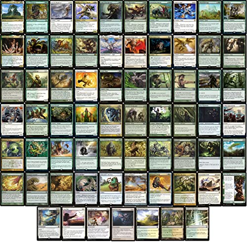 Green White Ramp/Draw/Huge Creature EDH Deck 100 Cards