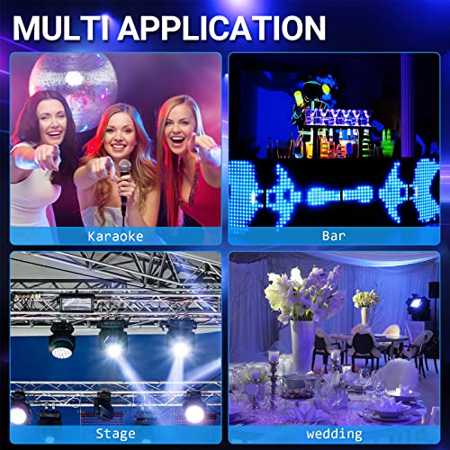 4 Pcs Strobe Lights White 108 Bright Led Light Bulbs Party Light Manual Auto Sound Activated Led Strobe Lights For Parties Room Stage Dance Birthday Dj Bar Halloween Xmas Wedding Show #TOP6