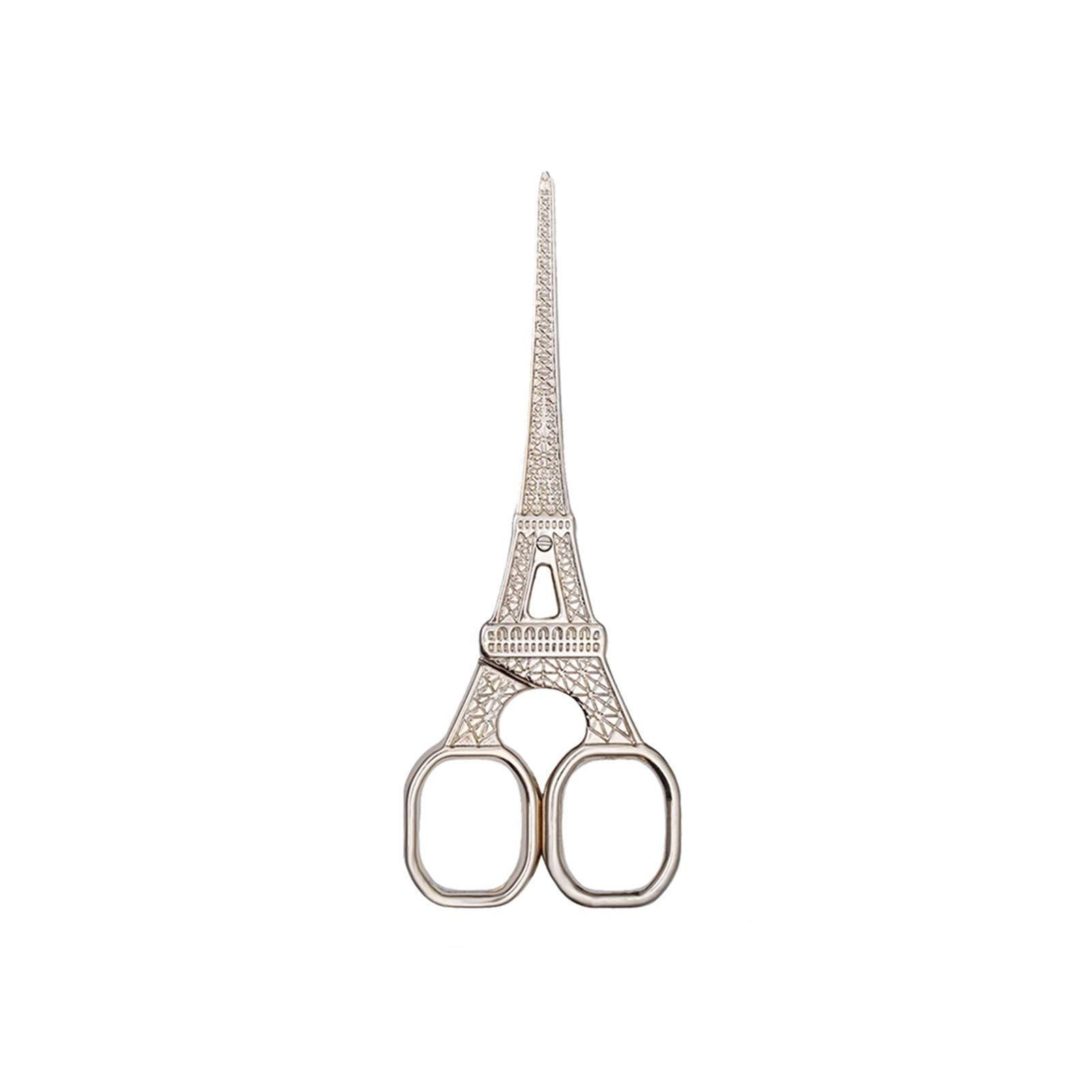 MAODING1Pcs Stainless Steel Vintage Tower Scissor Sewing Shears Vintage Antique Scissor For Sewing And Needlework (Color : Liget gold)