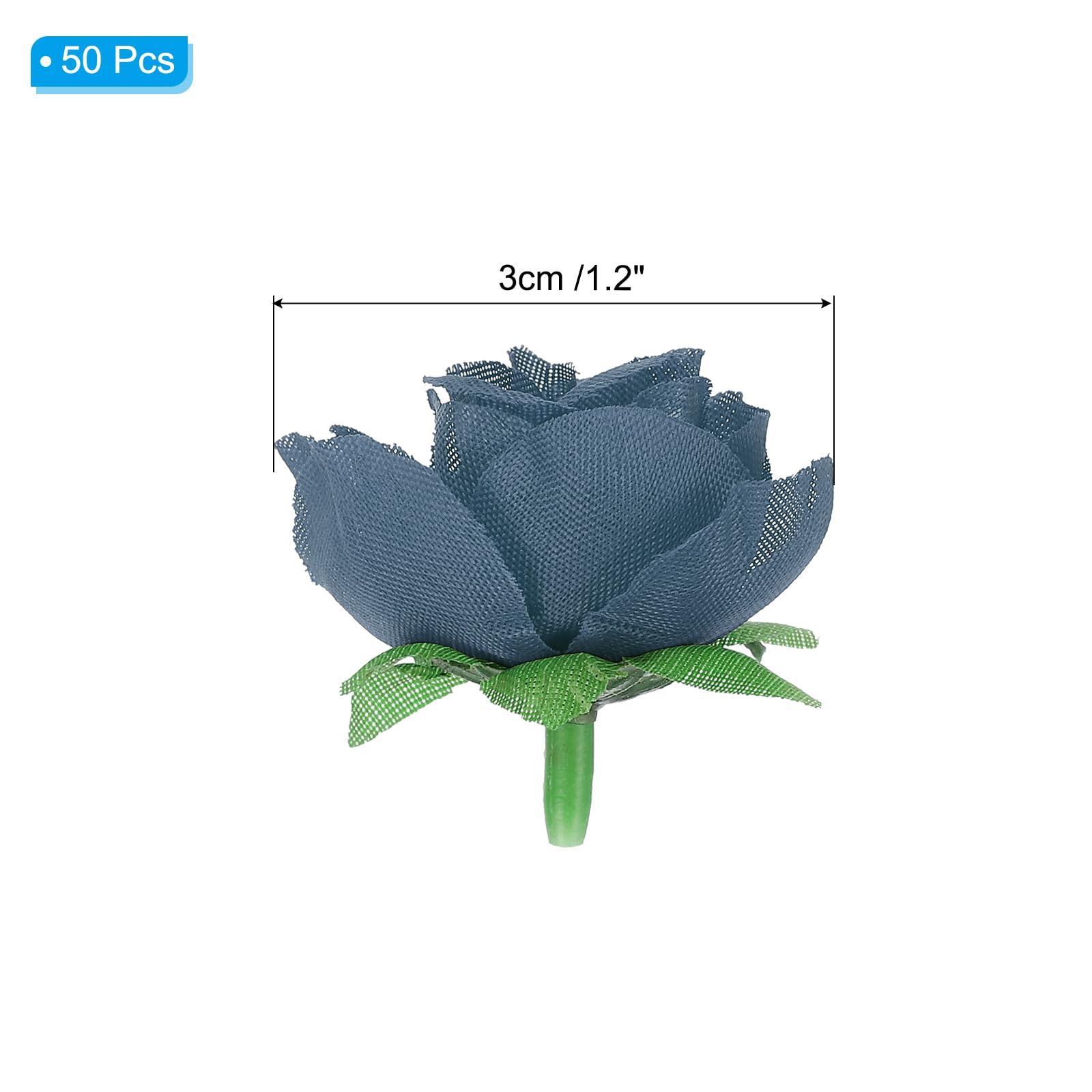 PATIKIL Mini Rose Artificial Flowers Bulk 1.2 Inch - Image 2
