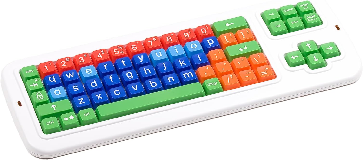 Amazon.com: Chester Creek, KinderBoard Large Key Keyboard - Keyboard ...