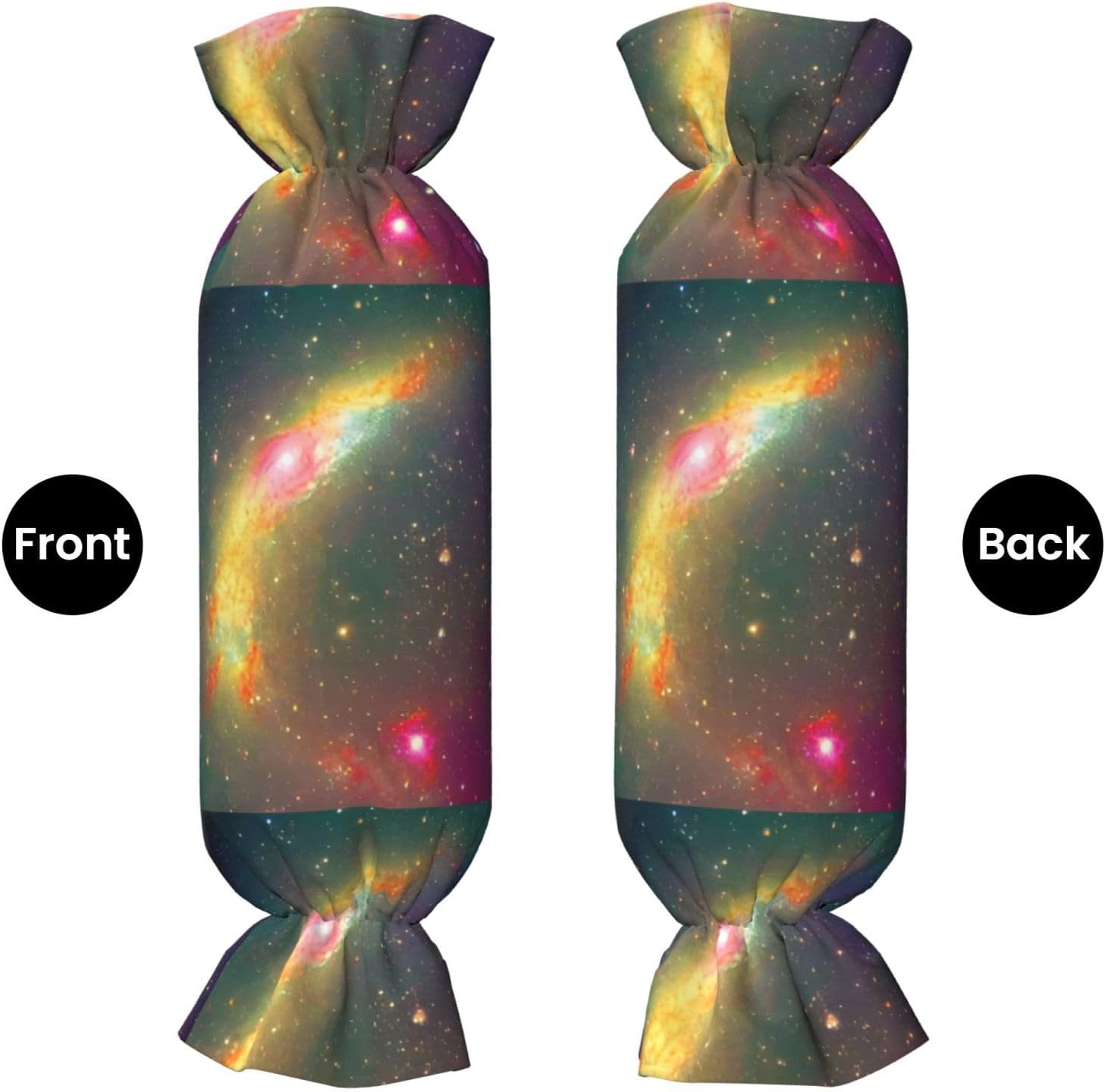 Beautiful Galaxy Print Candy Cylindrical Comfortable Pillow Throw Pillows Home Decor Easy Maintenance