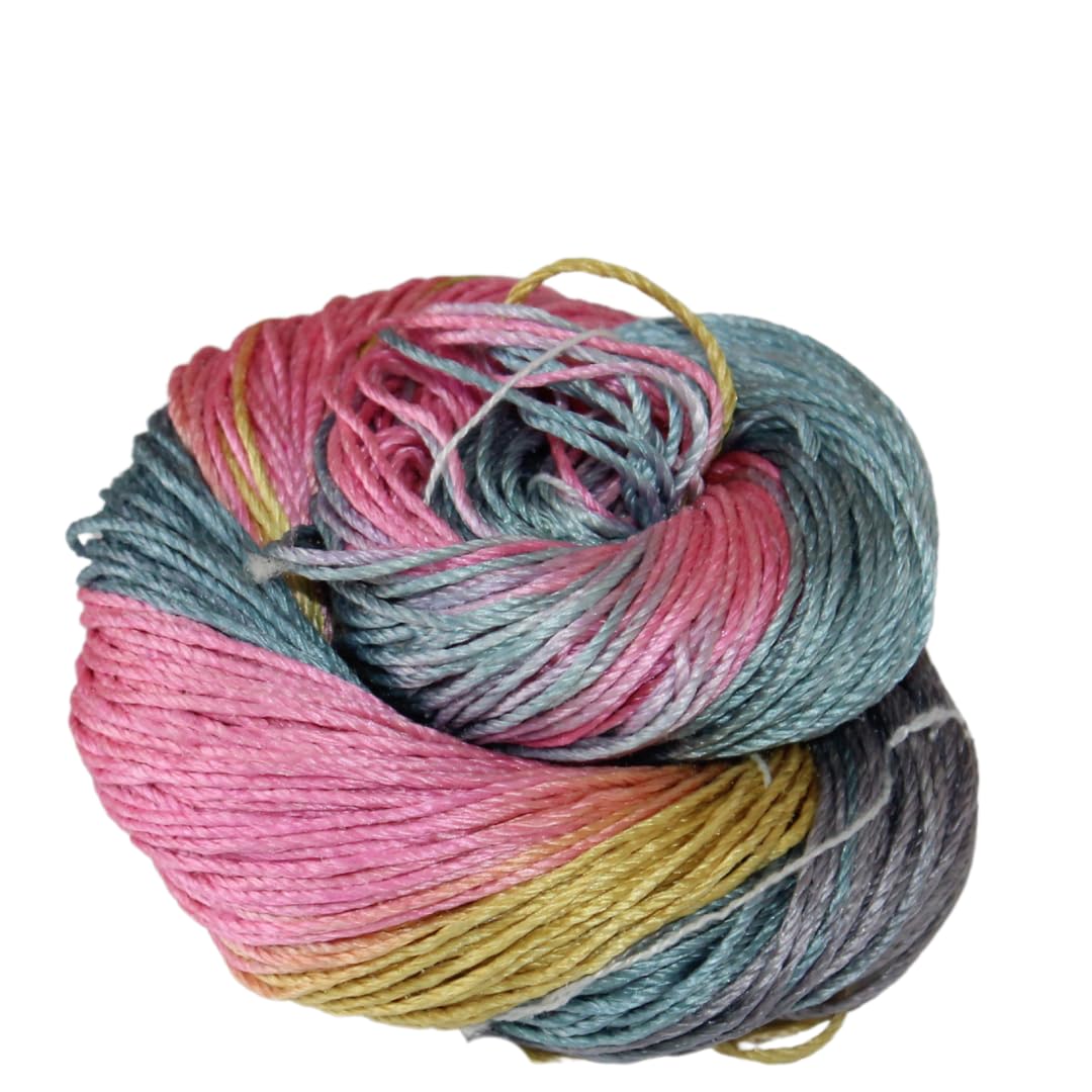 Fil 100% Soie Pure Filati Buratti - 500g Brun Sépia - Pour Tricot, Crochet, Dentelle