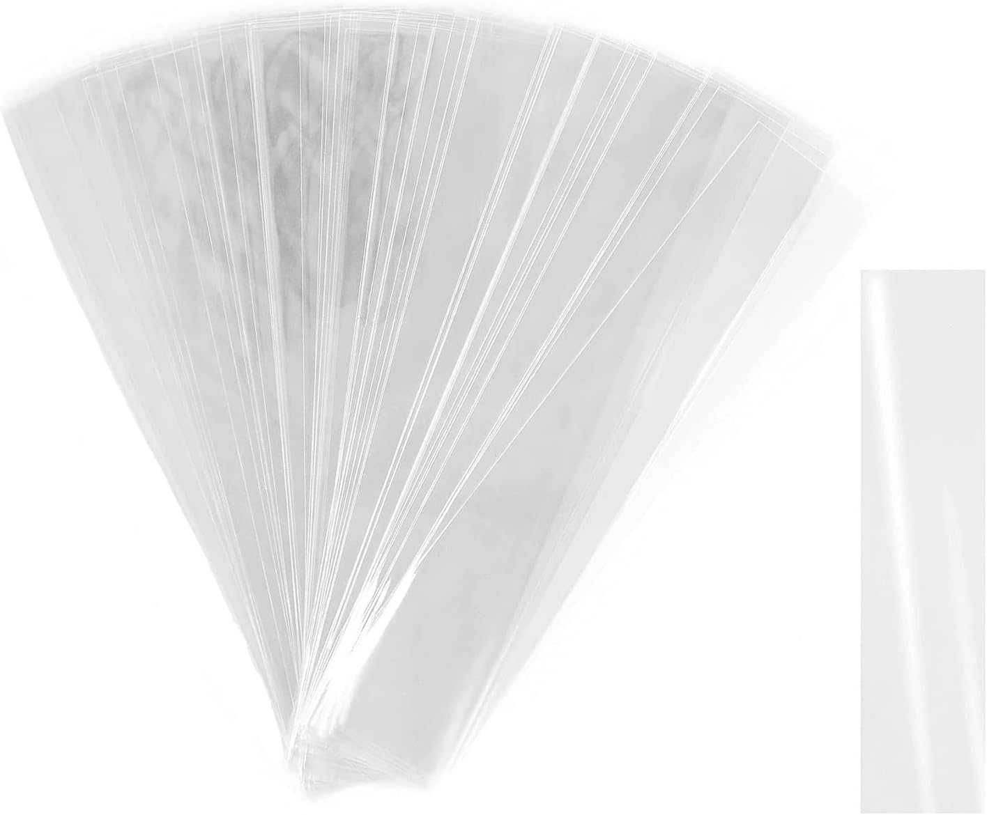 CONF. 100 BUSTE TRASPARENTI 25X50 Cm. - BESAFILM - FOGLI E SACCHETTI CELLOPHAN - Foto 13