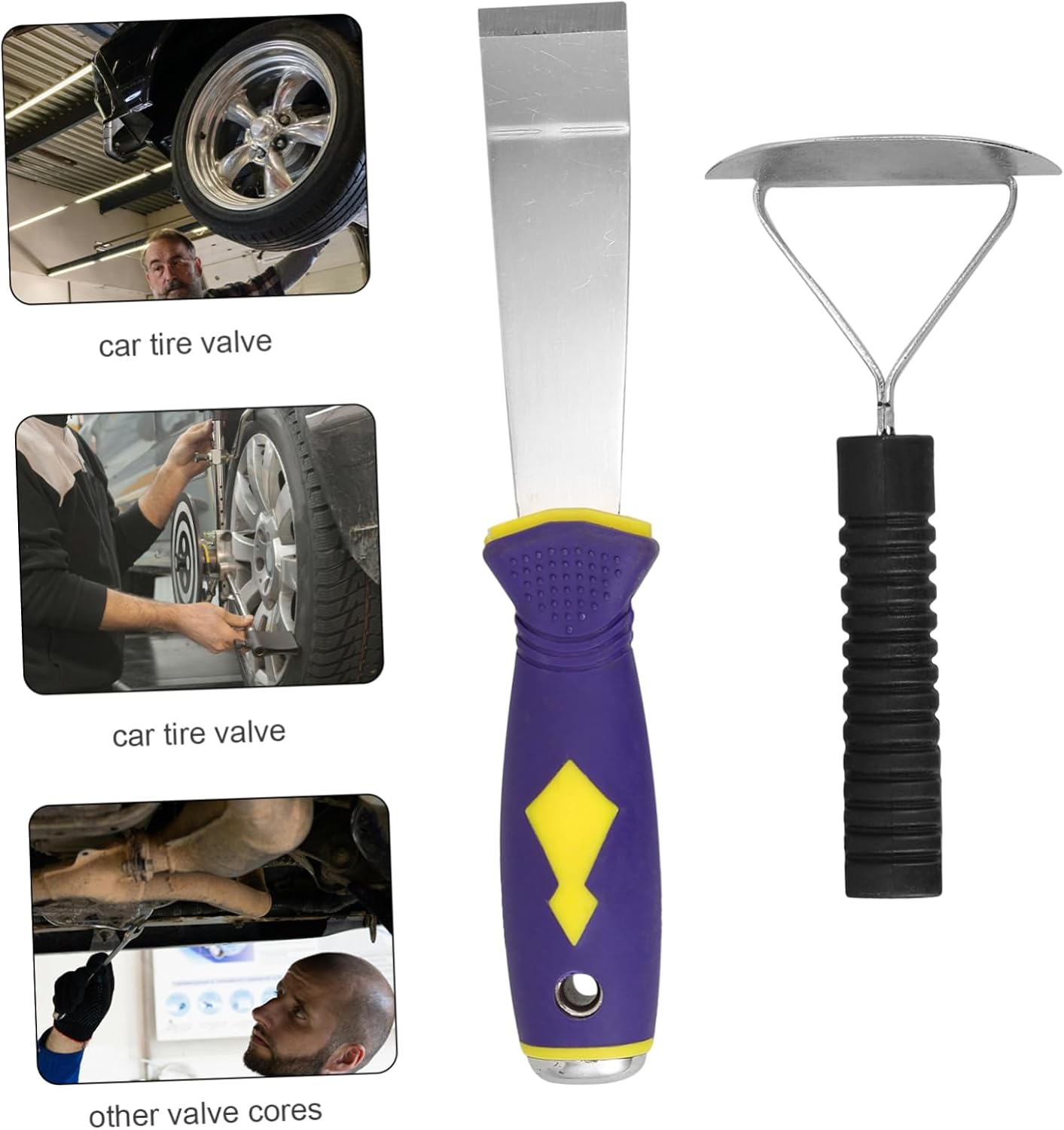 Alipis 4sets Tire Repair Tool Kit Scraper and Remover for Auto Repair Durable and Construction for Tire Patching and Balancing Tasks