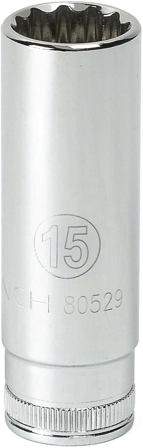 GEARWRENCH 3/8 Drive Deep Metric Socket 7mm, 6 Point - 80389