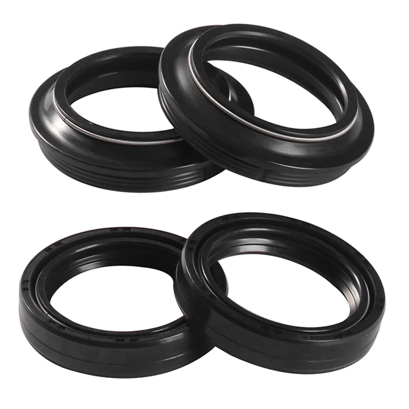 Parapolvere paraolio forcella anteriore 41x52,2x11 for F650 CS GS F650CS ABS F700GS R1200 GS R1200GS Adventure R1200ST F650GS 01-17(2pcs oil 2pcs dust)