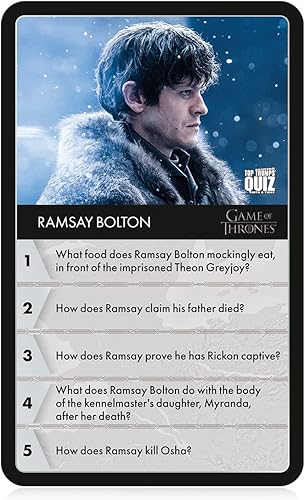 Miniatura 4 de Top Trumps Juego de Tronos - Juego de Tronos, entretenida trivia sobre tus personajes favoritos de Westeros, The Starks, Lannisters, Baratheons,