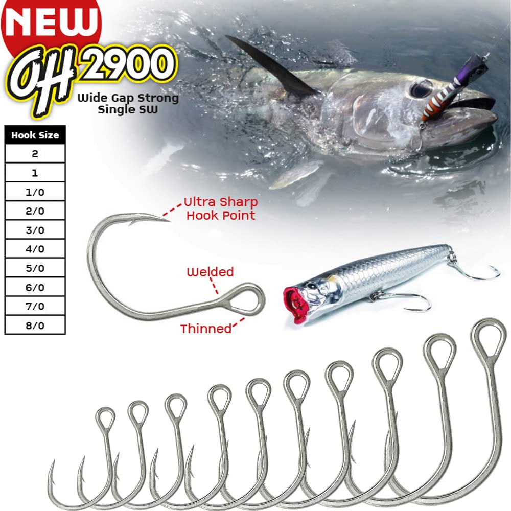 OMTD Wide Gap Strong Single SW 3 pcs OH2900 series size 7/0, Nickel - Image 3