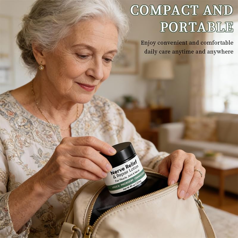 Miniatura 5 de Alcura Nerve Cream - Loción neuropatía cómoda con árnica y magnesio, crema hidratante calmante para rodilla, espalda, cuello, manos y pies, crema