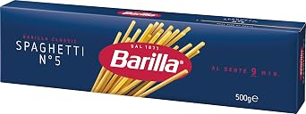 Barilla バリラ Spaghetti No. 5 500g x 6-piece set