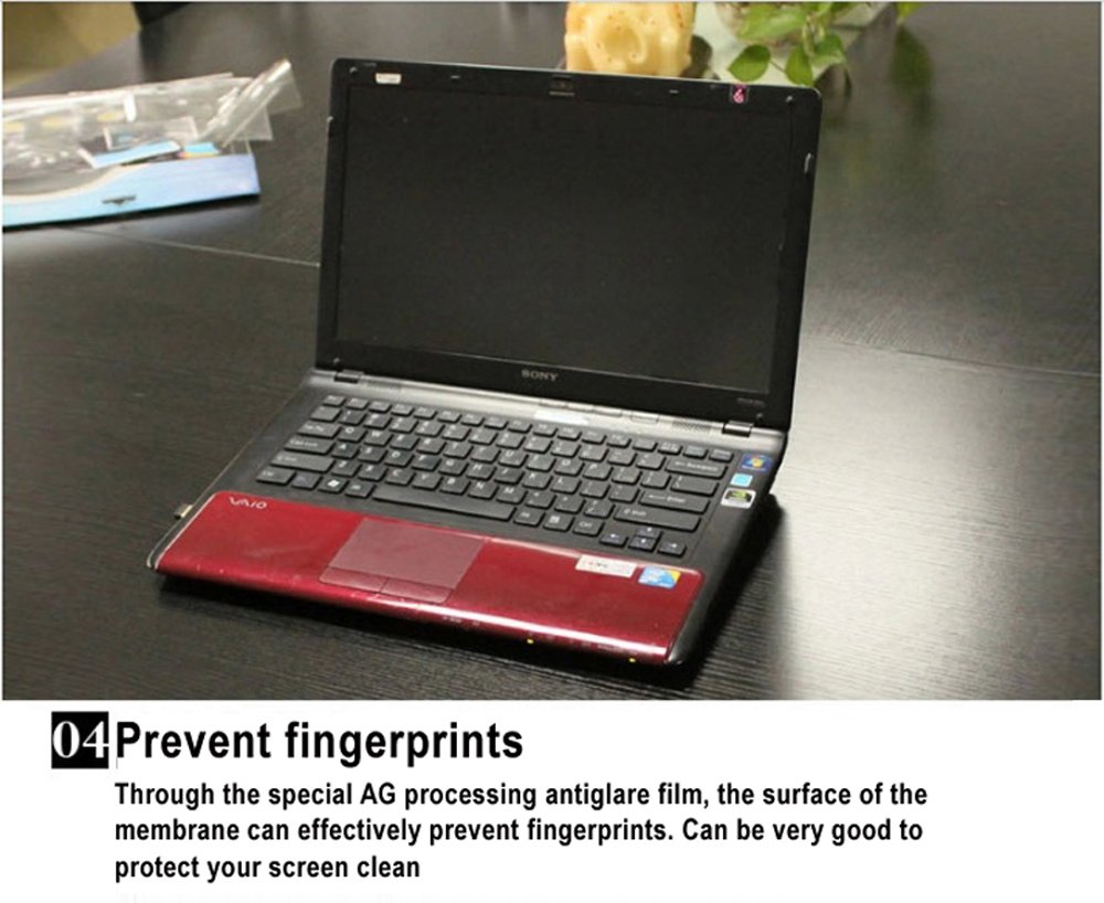 Antyodblaskowy (matowy) odcisk palca zarysowania laptop ochraniacz ekranu LCD do 17,3 cala 382,5 mm x 214,5 mm opakowanie detaliczne