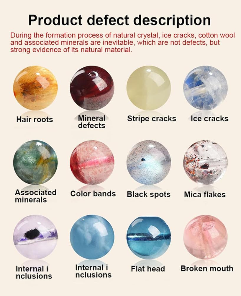 Green Phantom Quartz Bracelet,Premium Natural Green Rutilated Quartz Crystal Healing Bracelet,Wealth & Growth Energy Stone for Women & Men,8mm