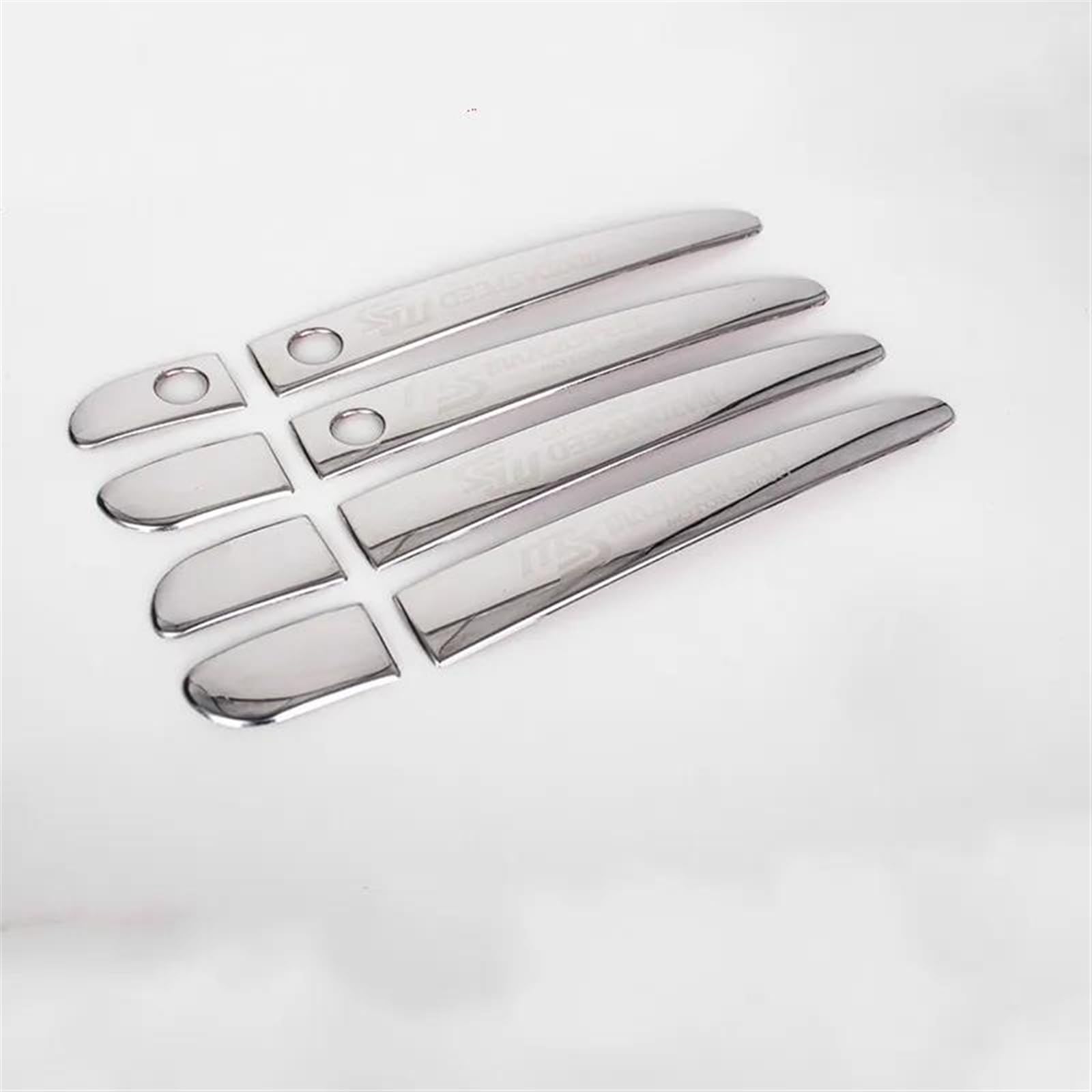 NOHEEU Car Exterior Door Handle Trim Cover Parts Accessories for Mazda CX-9 CX9 CX 9 MK2 2016-2018(2 White Buttons)