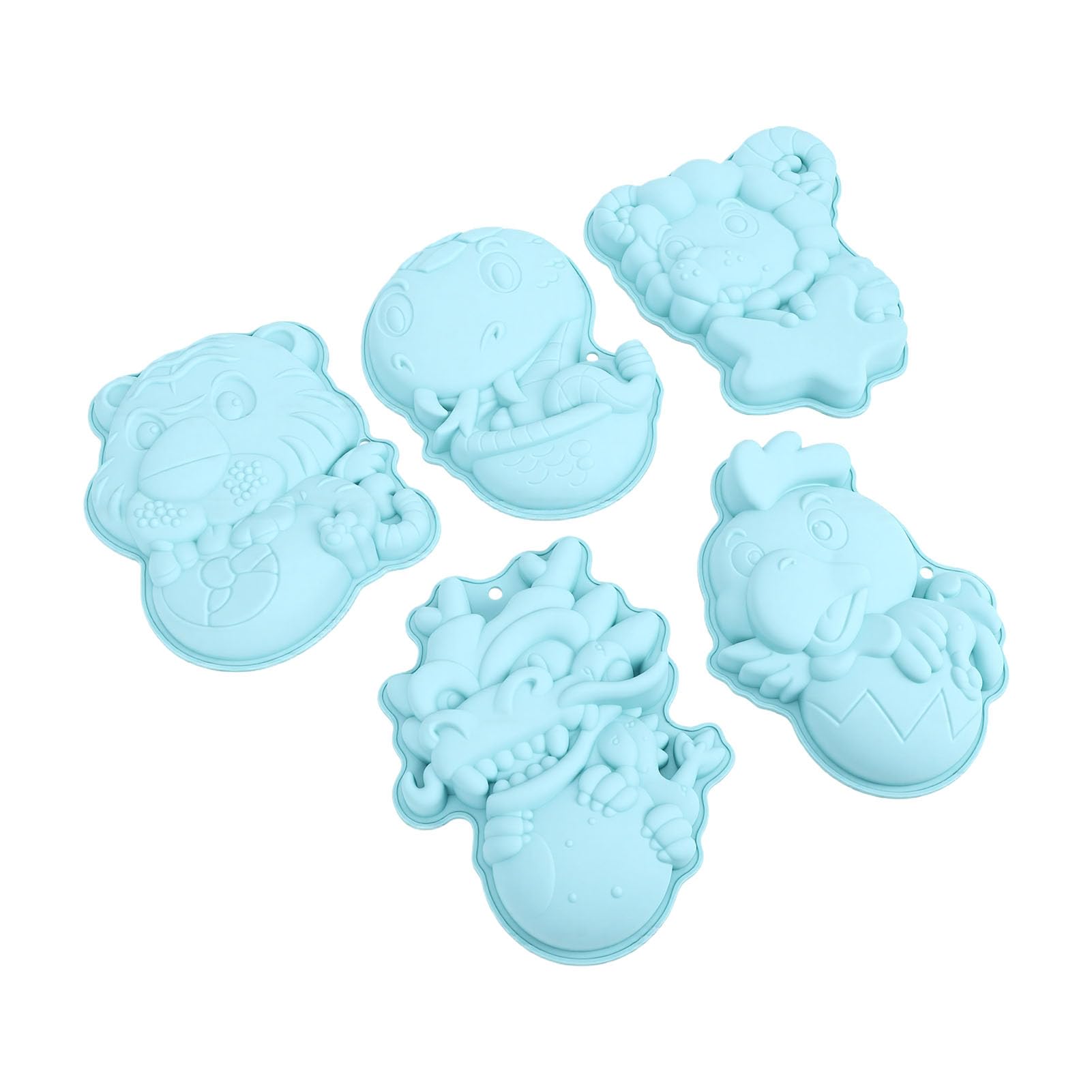 Moules à pâtisserie en silicone animaux pour animer vos goûters d'enfants et anniversaires