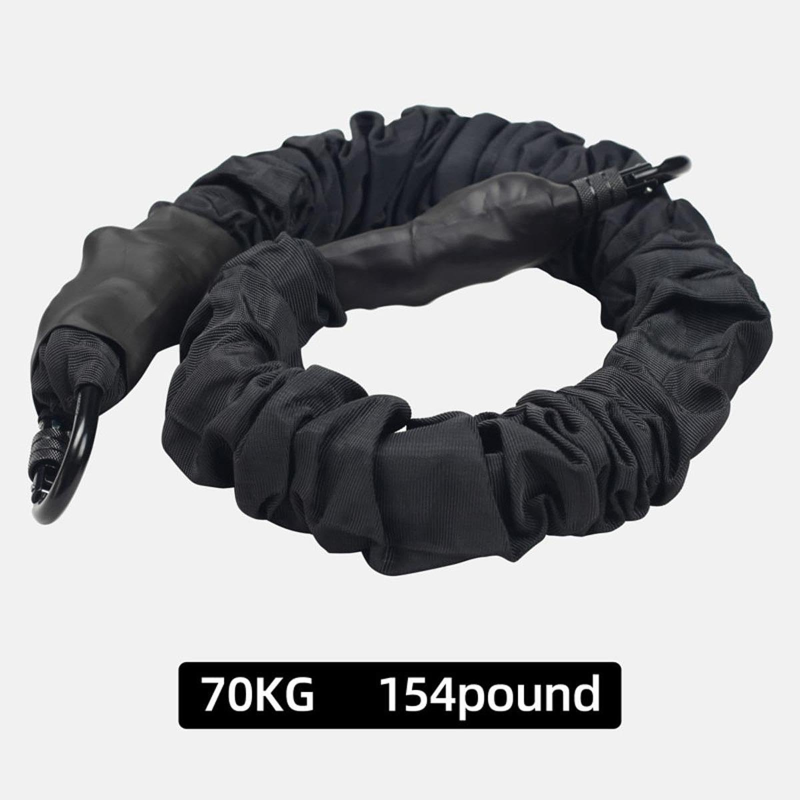 Banda de Resistencia Bungee Cuerda de Resistencia Fuerte con Mosquetón de Pilates Cinturón Elástico Antigravedad para Ejercicios Interior