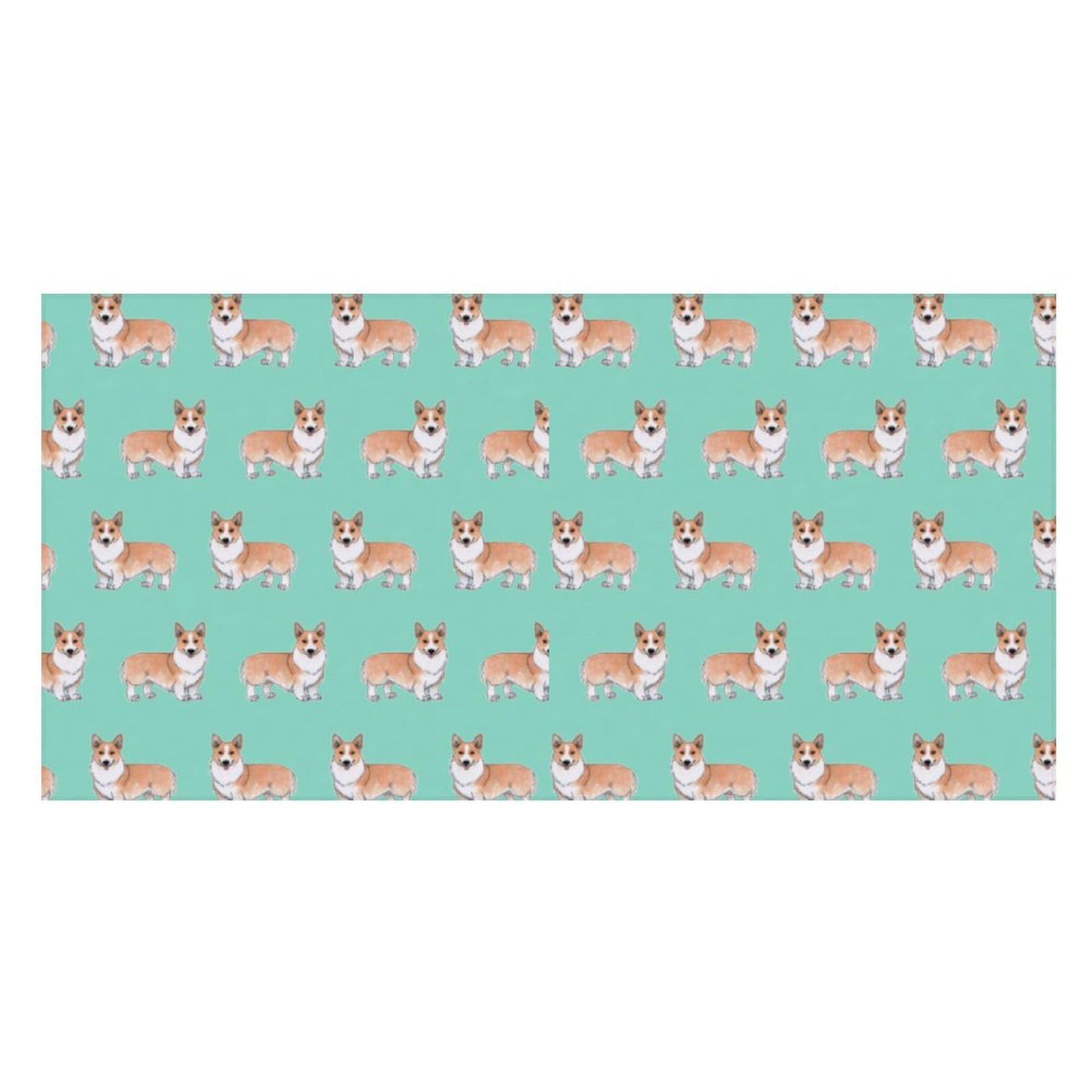 LWORZIIB Beach Towel, Cute Corgi Pet And Milk Tea Bath Towel, Pool Towel Great for Gym Swimming 80 X 160cm
