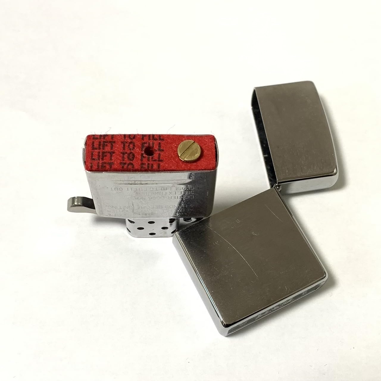 Amazon.co.jp: zippo レッドボトムフェルト・パッド 5個 セット 赤 