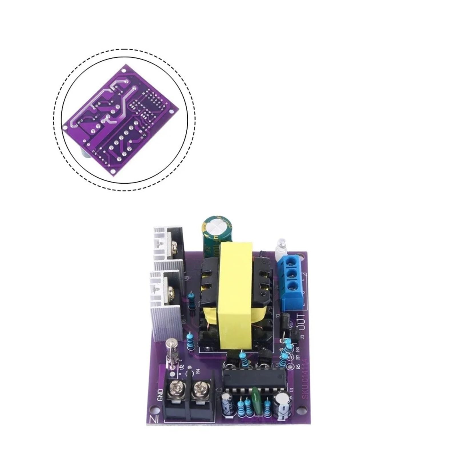 Modulo inverter a onda quadra da 24 V a 220 V 100 W for l'illuminazione