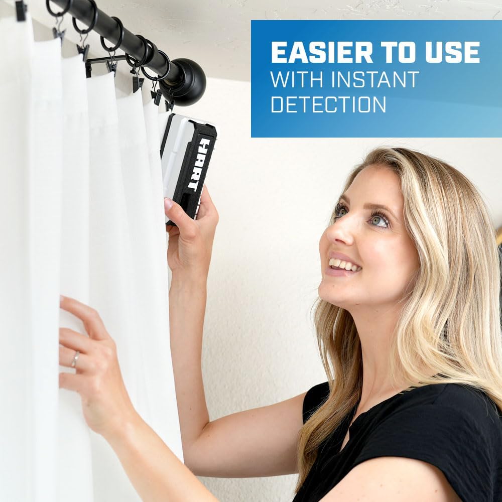 HART Professional Stud Finder With 9 Sensors, Wood & Metal Stud Detector/Wall Scanner, Live Wire Detection, Made in the USA