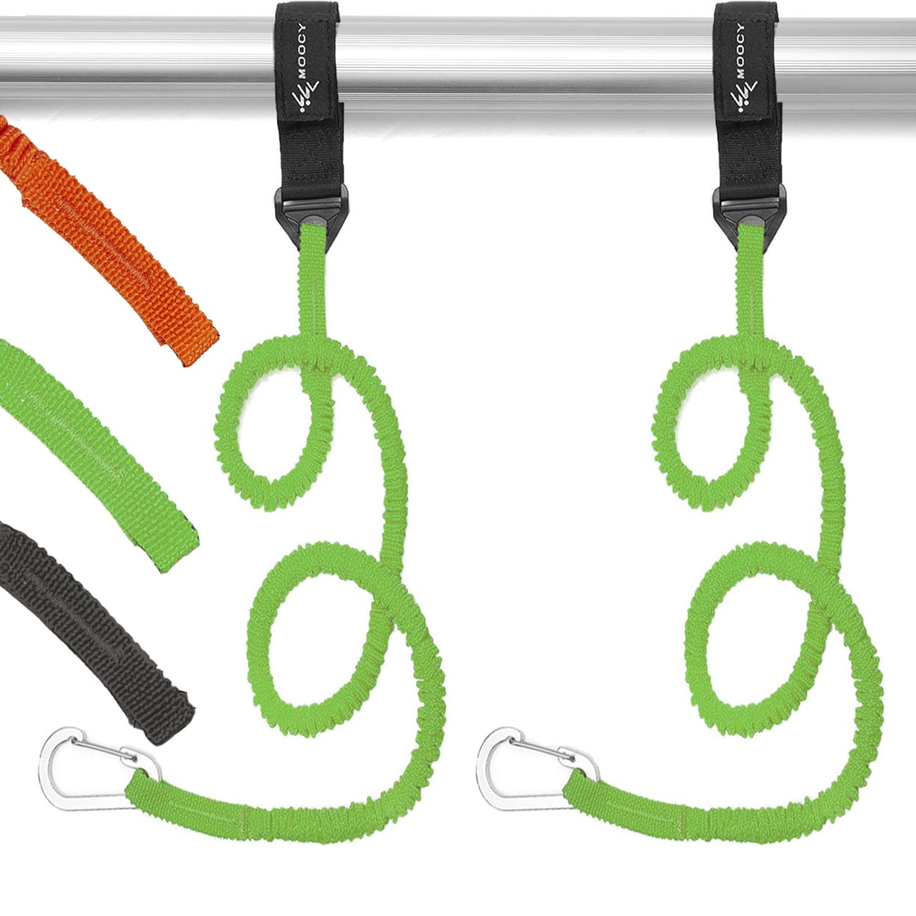 MOPHOEXII Kayak Paddle Leash Kayak Rod Leash Kayak Paddle Lanyard Stretchable Coiled Lanyard Leash Kayak Fishing Accessories for Kayak and Paddles — image 1
