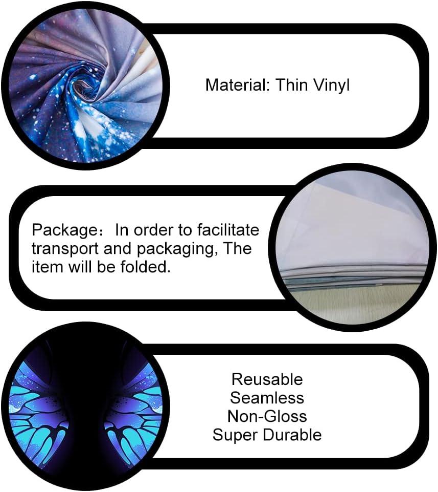 Blue Butterfly Wings Backdrop Dreamlike Portrait Photo Background for Photography Vinyl 10x8ft Events Party Decorations Studio Backdrop BJLSPH1706