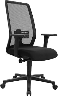 Topstar EUROSTAR 200 Bürodrehstuhl, Kunststoff, Schwarz/Schwarz, Standard