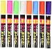 AGPtek 8pcs 3mm Highlighter Fluorescent Liquid Chalk Marker Pen for LED Writing Board