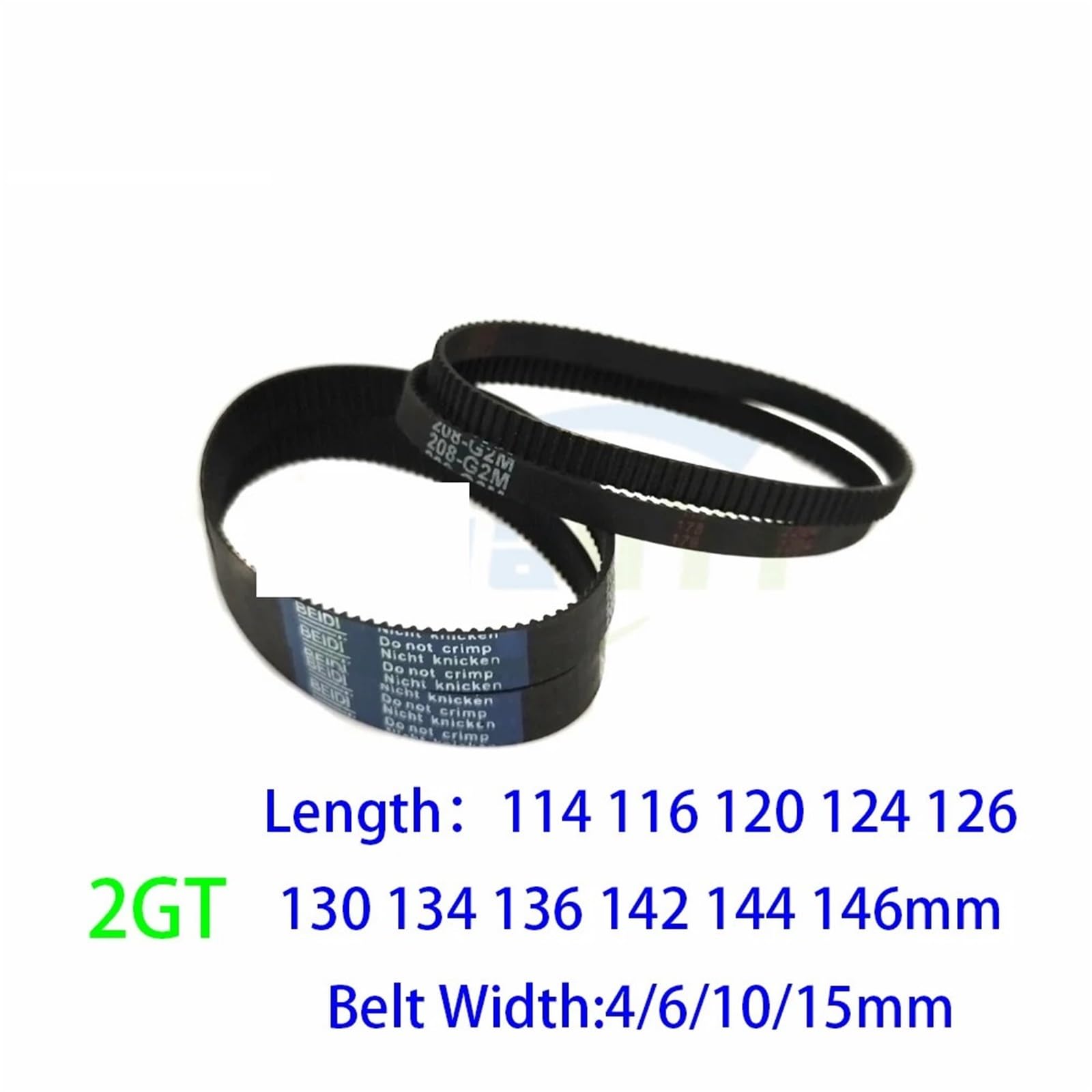 GT2 gumowy pasek rozrządu o długości 114146 mm szerokości 4/6/10/15 mm kompatybilny z 1142GT 120G2M 142G2M wysokiej jakości trwały pasek transmisyjny do robotyki i projektów DIY