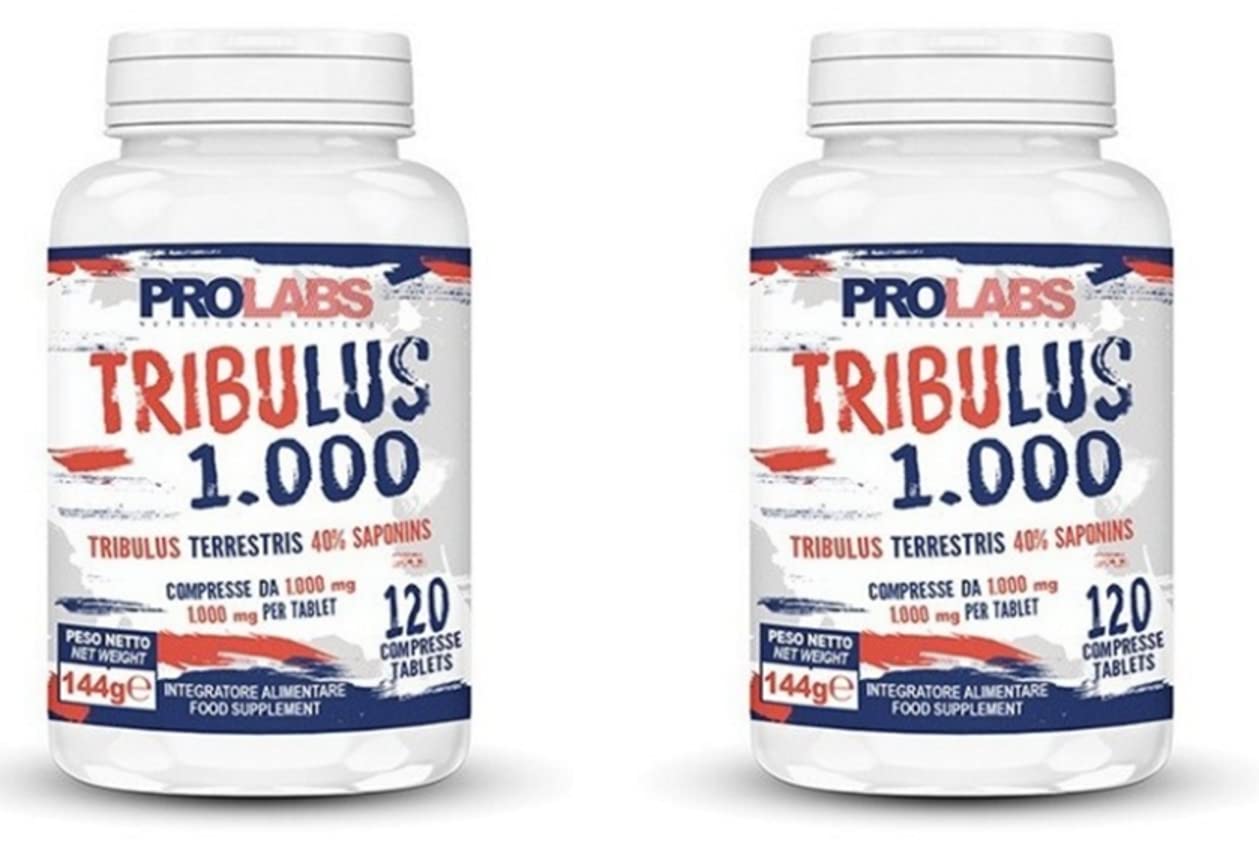 Tribulus Terrestris 1000 mg - 240 compresse - aumento forza e potenza.