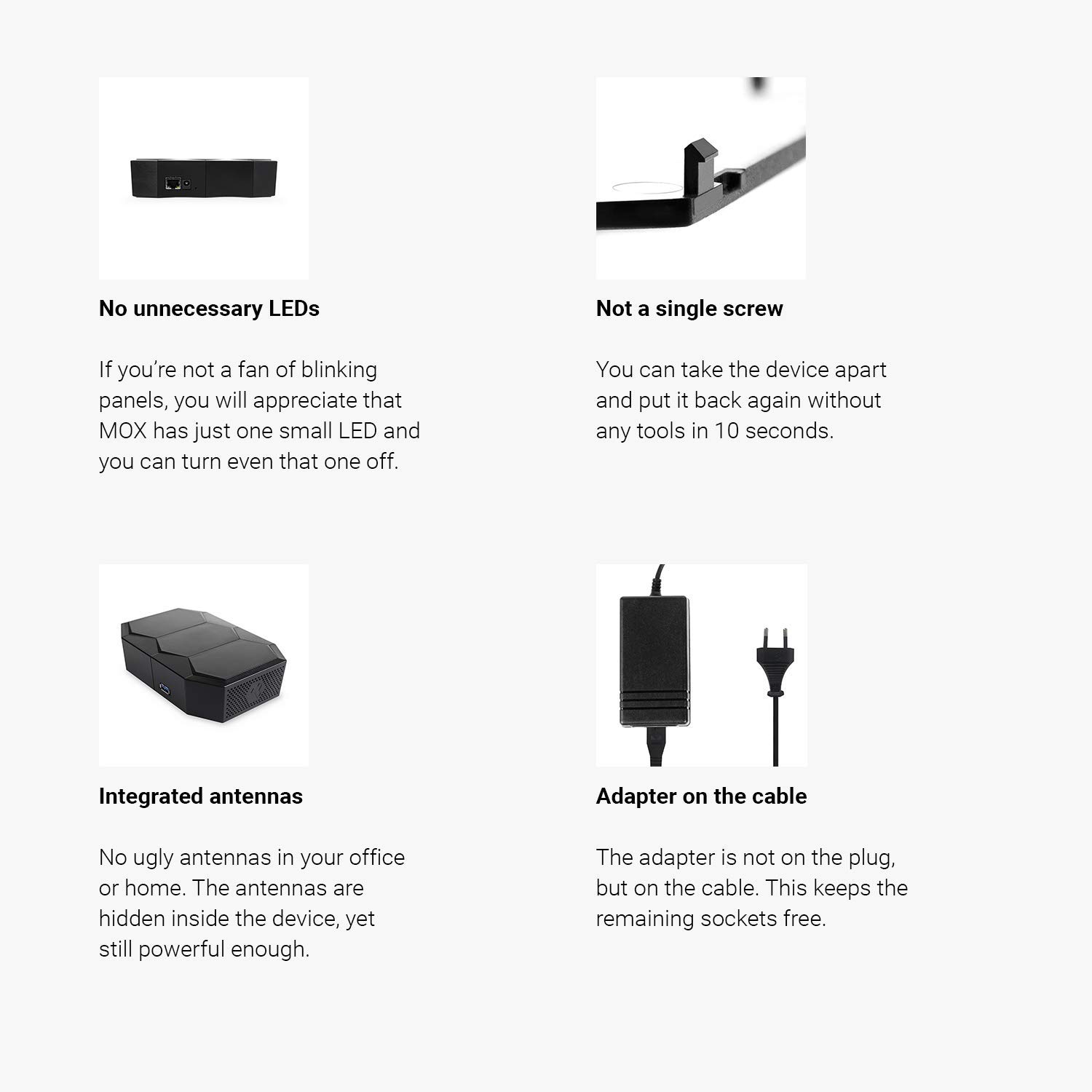 Turris MOX Start | modular, Open Source & Secure Router/Server/Switch/Access Point | CPU 1 GHz dual core, 1 GB DDR3 RAM, GWAN/GLAN, USB 3.0, Automatic Updates, VPN, NAS, Adaptive Firewall