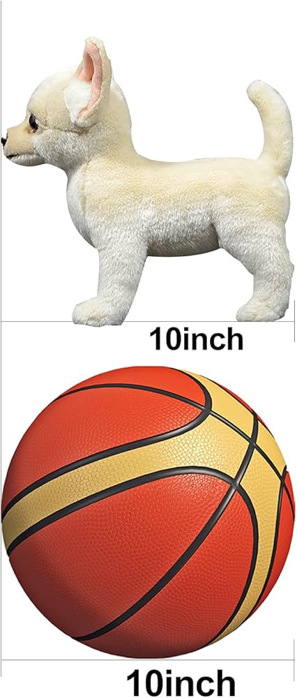 y247様❤チワワ キャッチボール オブジェ♡ Amazon.co.jp: ZHONGXIN MADE シミュレーションチワワ犬ぬいぐるみ動物