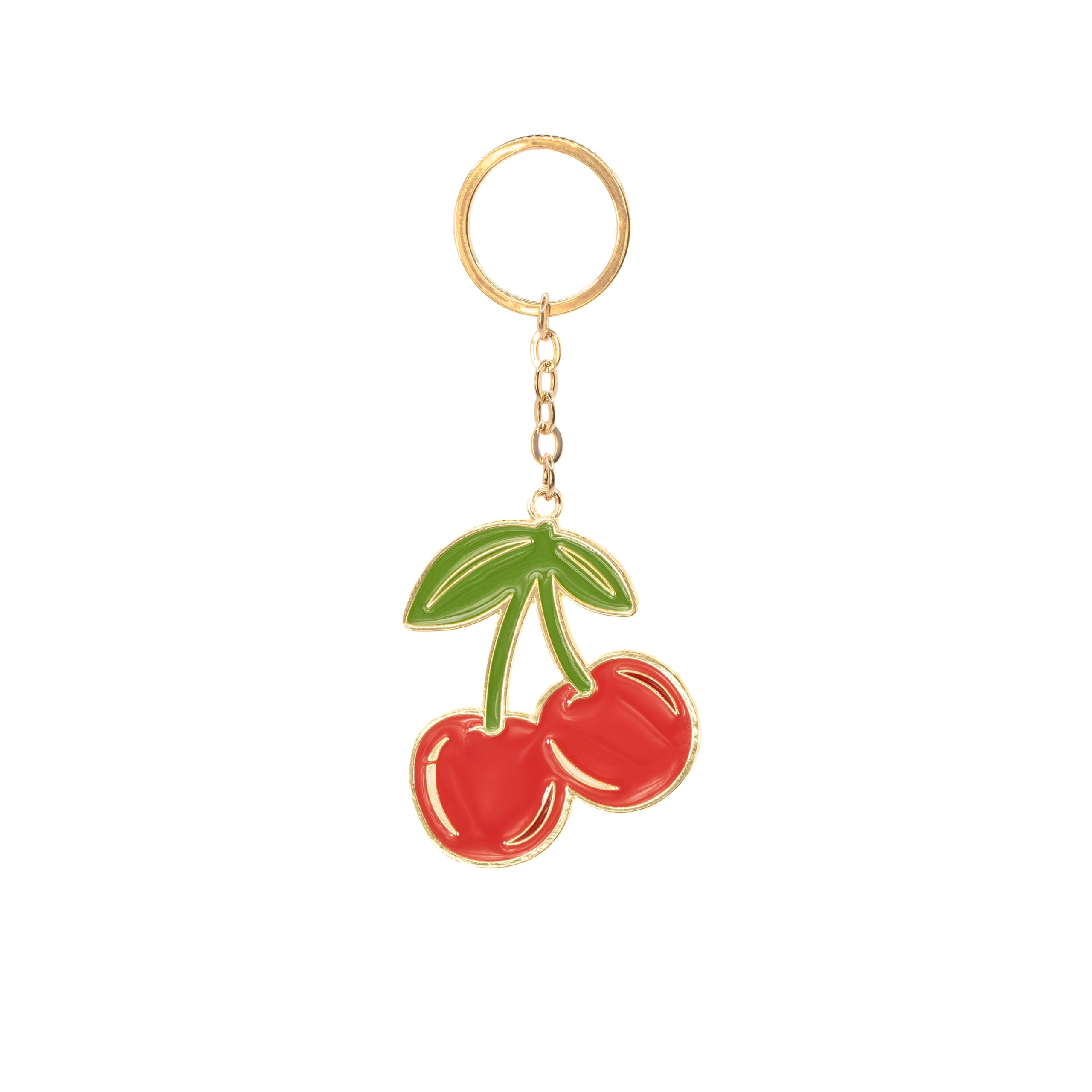 Sass & Belle Cherry Enamel Keyring