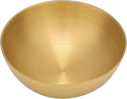 Miniatura 8 de Tazón de latón puro para suministros budistas utensilios de adoración de Dios y Buda de 3.2 pulgadas