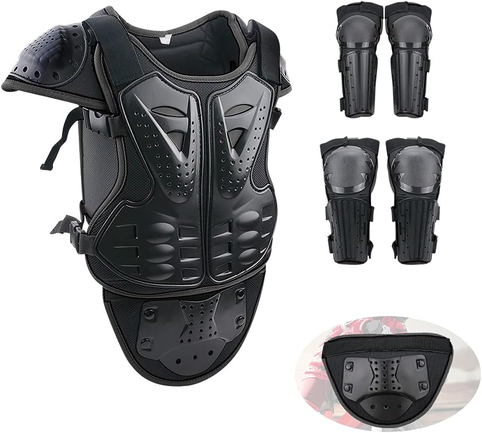 JIAJUN Children Bicycle Motorcycle Armor Armor Vest Back