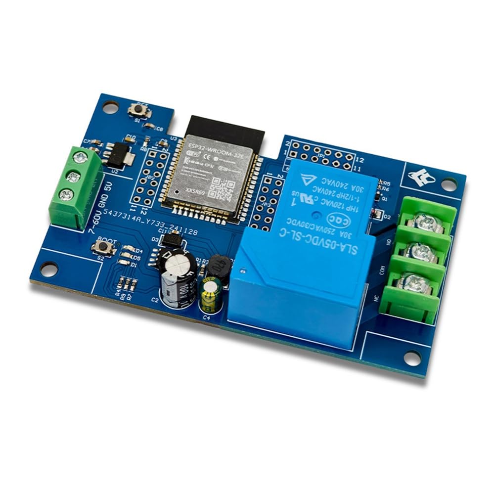 Alimentation DC7-60/5V WiFi Bluetooth 1 Canal 30A Module Relais Carte de Développement Développement Secondaire
