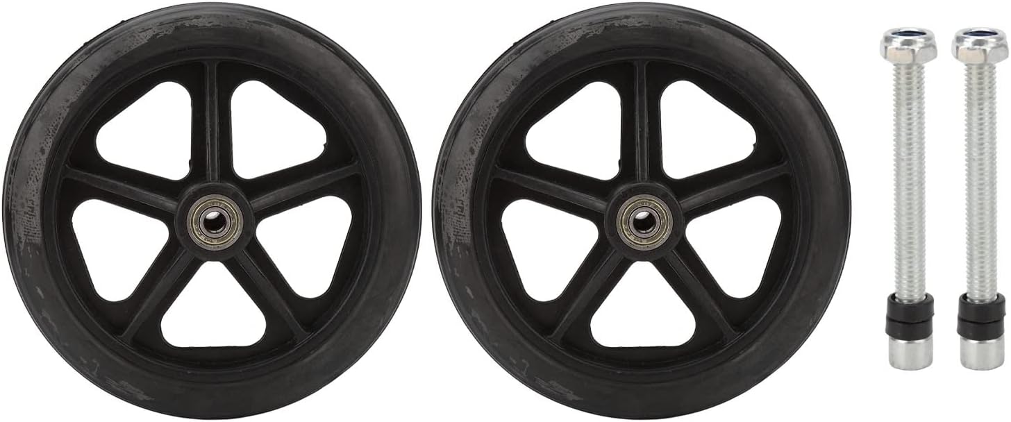 AONYAYBM 2pcs Wheelchair Replacement Wheels, Drive Walker Wheels, Drive