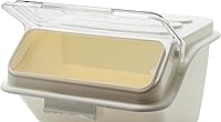 Vista 4 de Winco IB-2S - Contenedores de ingredientes para estantes, 2 galones (capacidad de 40 tazas), color blanco