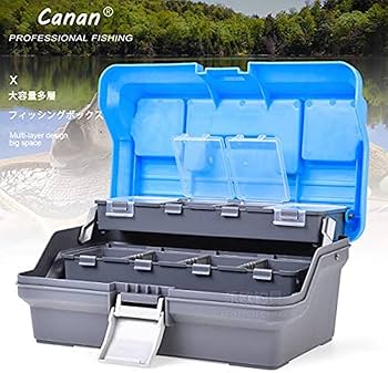 タックルボックス 仕掛けやリール等の収納に 大容量 Amazon.co.jp: Croch 大容量 タックルボックス 収納ボックス